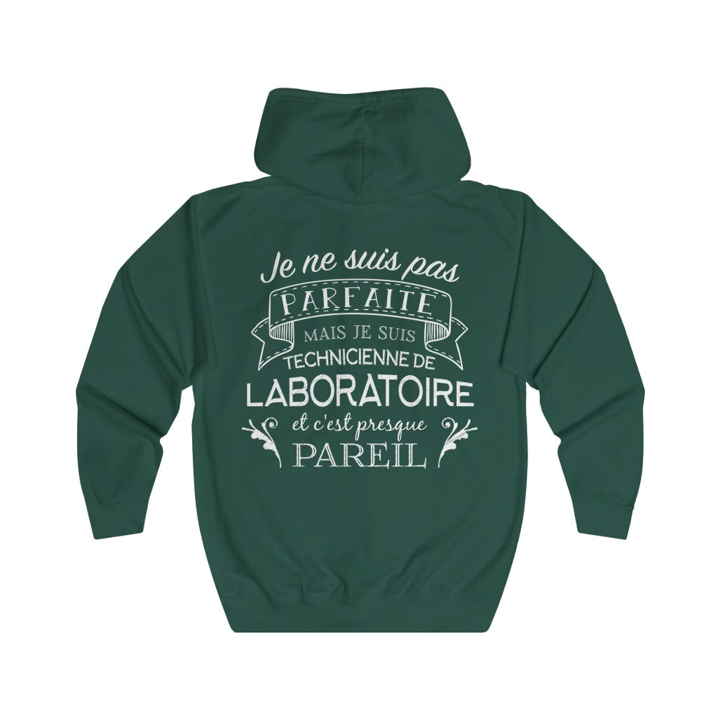 Veste zippée - Cadeau humour pour une technicienne de laboratoire