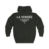 Hoodie Vendée noir - Fierté et confort au quotidien