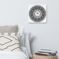 Thumbnail for Cercle des quintes - Tableau décoratif - toile 40 cm x 40 cm - cadeau pour guitariste et musicien