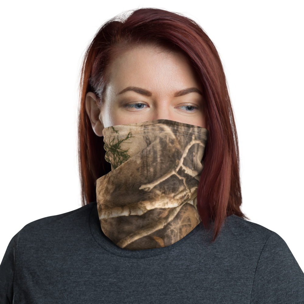 Cache-cou chasseurs camouflage bois d'automne - accessoire de mode unique