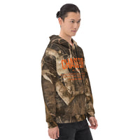 Thumbnail for Sweatshirt camo bois d'Automne chasseur - définition humoristique dos