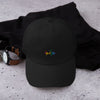 Dad hat Arc-en-ciel LGBT - Battement de coeur coloré