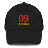 Casquette Ariège 09 noire - Style décontracté et fierté locale