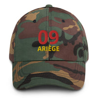 Thumbnail for Ariège 09 - Casquette Baseball unisexe noir, camouflage et autres couleurs