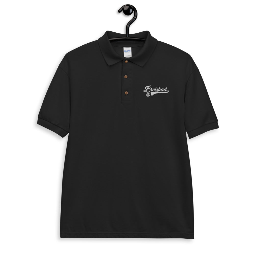 Breizhad - Breton - Polo brodé avec la mention Breizhad, Breton et un triskel - Ici & Là - T-shirts & Souvenirs de chez toi