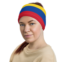 Thumbnail for Cache-cou Colombie - Accessoire polyvalent et fun