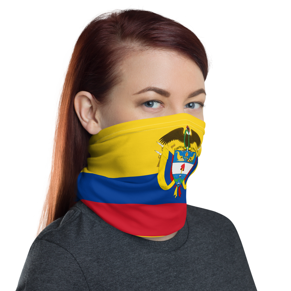 Masque - Colombie - Cache-cou - Bandeau - Ici & Là - T-shirts & Souvenirs de chez toi