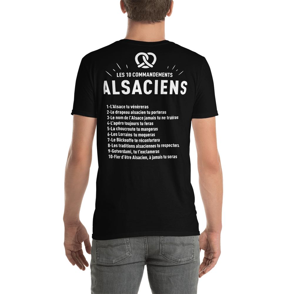 Alsaciens - 10 commandements - T-shirt Standard - Ici & Là - T-shirts & Souvenirs de chez toi