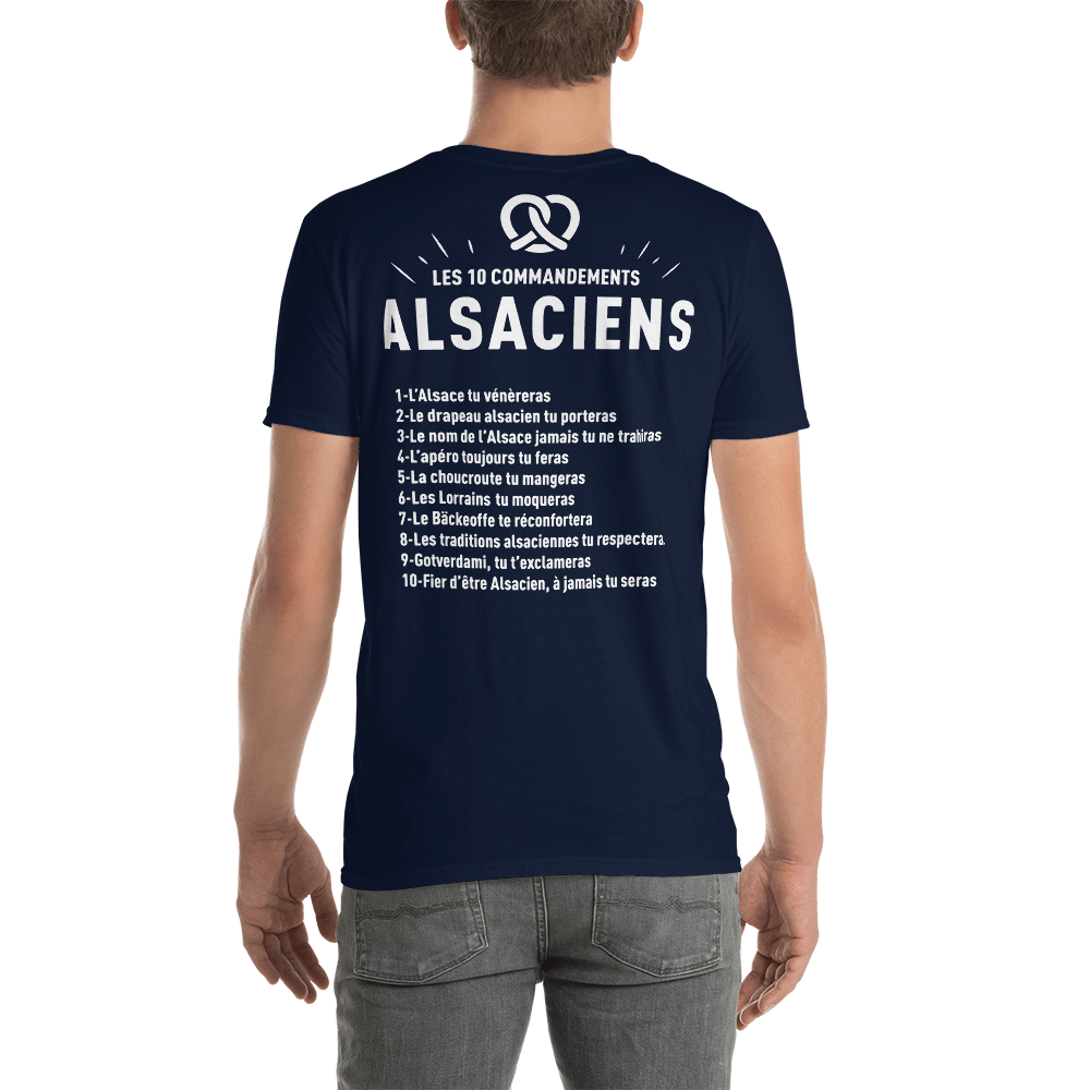 Alsaciens - 10 commandements - T-shirt Standard - Ici & Là - T-shirts & Souvenirs de chez toi