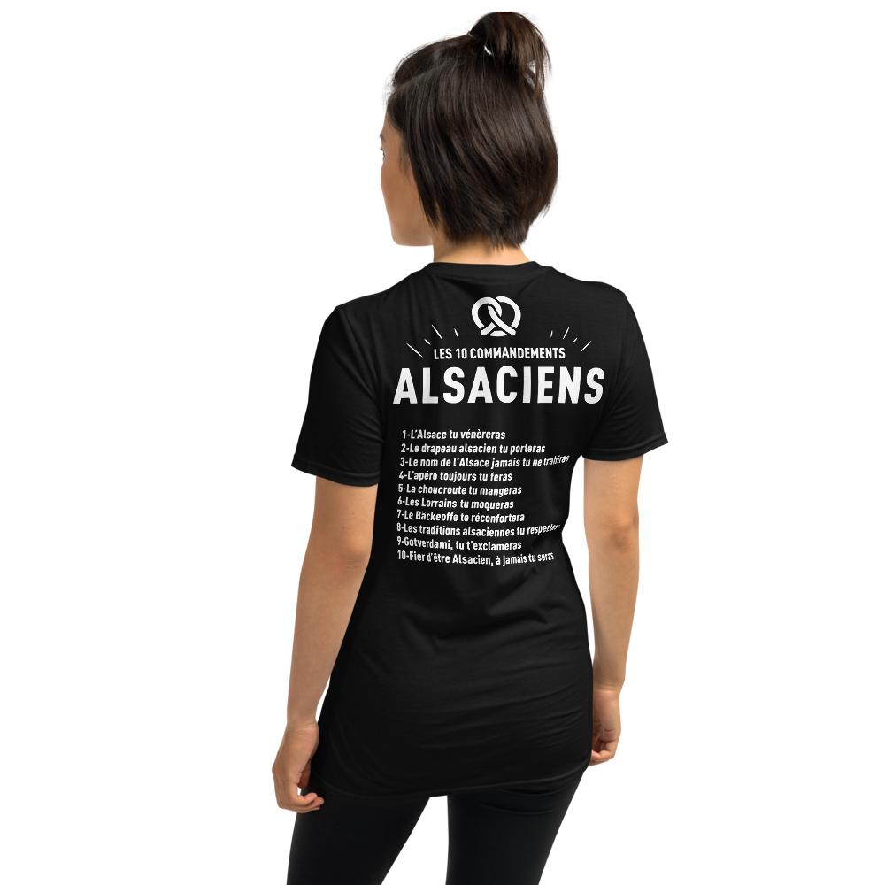 Alsaciens - 10 commandements - T-shirt Standard - Ici & Là - T-shirts & Souvenirs de chez toi