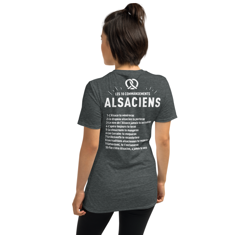 Alsaciens - 10 commandements - T-shirt Standard - Ici & Là - T-shirts & Souvenirs de chez toi