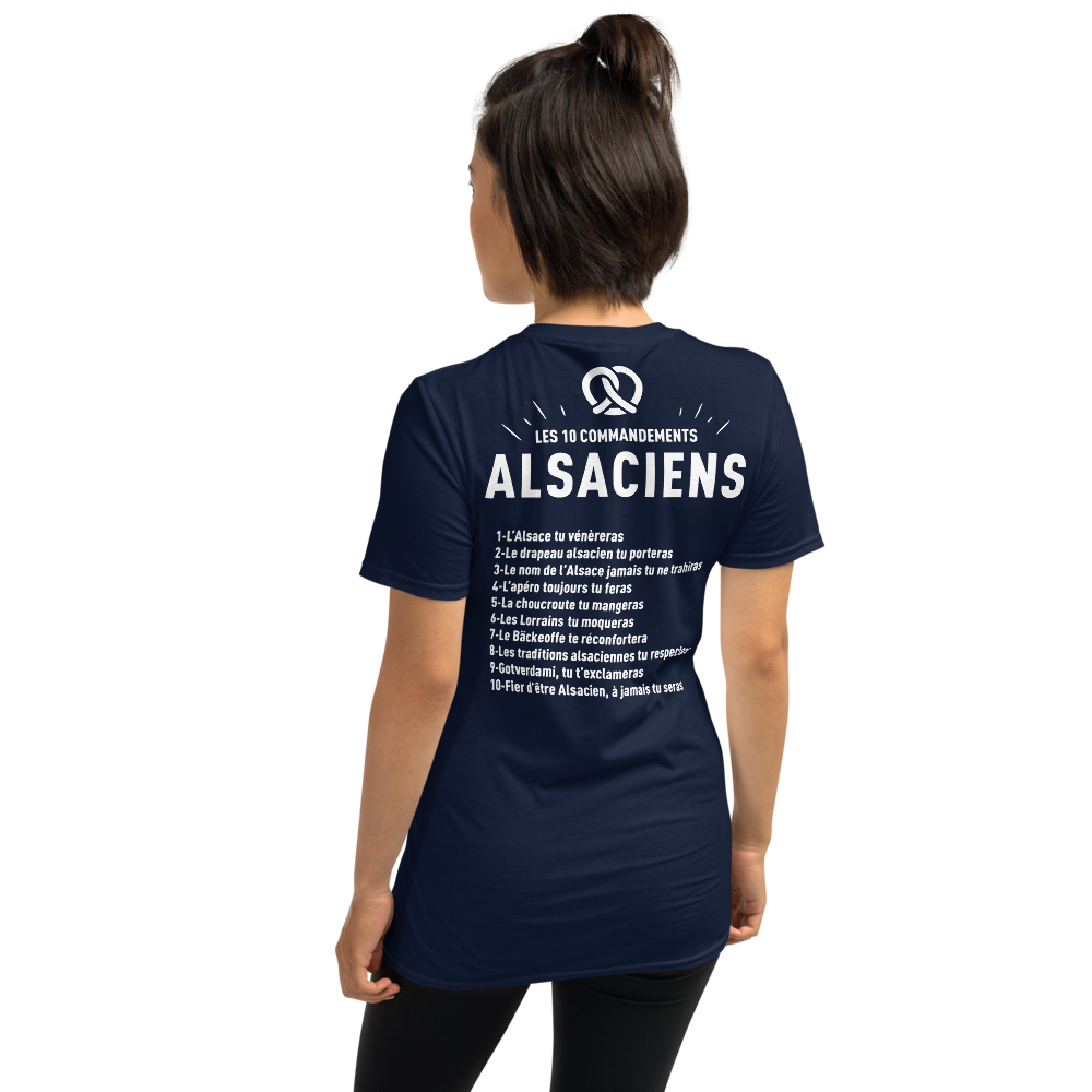 Alsaciens - 10 commandements - T-shirt Standard - Ici & Là - T-shirts & Souvenirs de chez toi