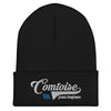 Bonnet Franche-Comté noir - Fierté et humour en hiver