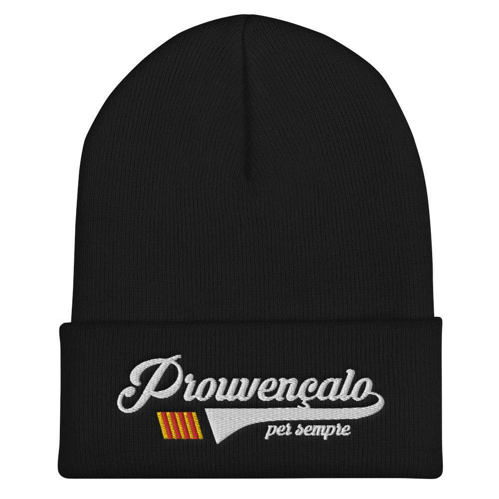 Bonnet Provence noir - Prouvençalo per sempre