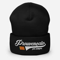 Thumbnail for Bonnet Provence noir dos - Prouvençalo per sempre