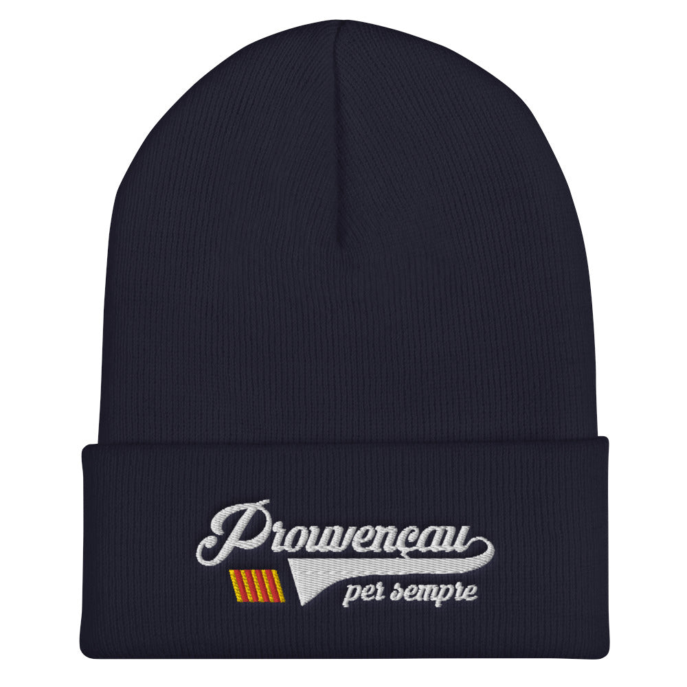 Bonnet homme Provence bleu marine - Prouvençau per sempre