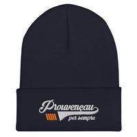 Thumbnail for Bonnet homme Provence bleu marine - Prouvençau per sempre