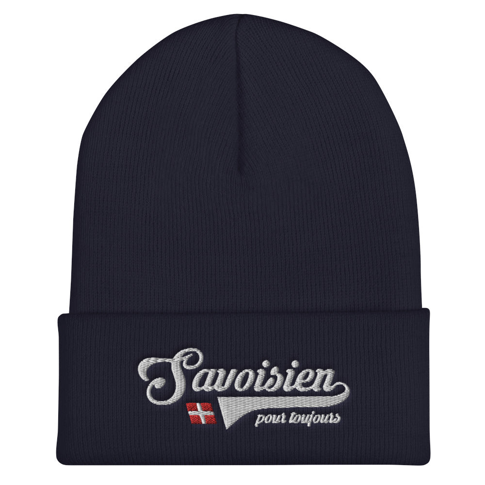 Bonnet Savoie bleu marine - Savoisien pour toujours