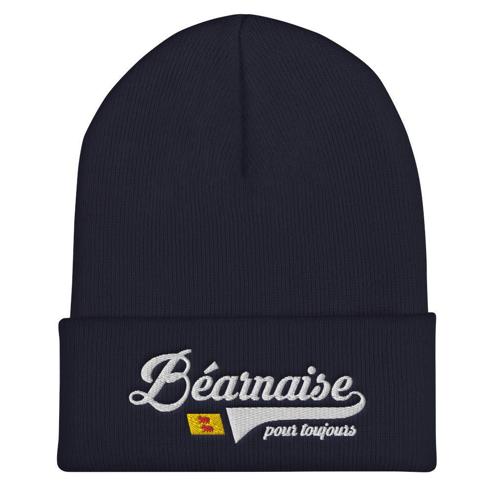 Béarnaise pour Toujours - Bonnet femme brodé noir ou rouge - Ici & Là - T-shirts & Souvenirs de chez toi