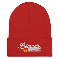 Thumbnail for Béarnais pour toujours - Bonnet homme brodé noir ou rouge - Ici & Là - T-shirts & Souvenirs de chez toi