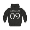 Hoodie Ariège noir face - style et humour pour les locaux