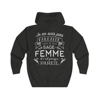 Thumbnail for Veste zippée - Cadeau humour pour une Sage-femme