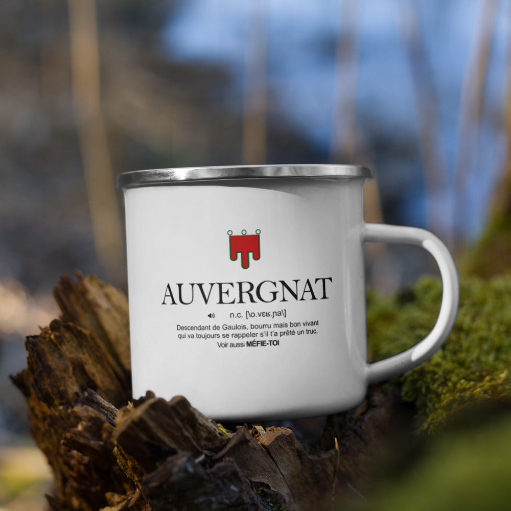 Auvergnat définition - Tasse / mug en émaille