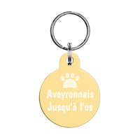 Thumbnail for Aveyronnais jusqu'à l'os - Médaille gravée pour chien ou chat - AVEYRON