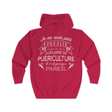 Veste zippée - Cadeau humour pour une Auxiliaire de puériculture