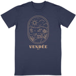 T-shirt Vendée 85 - design marin - Coton bio 