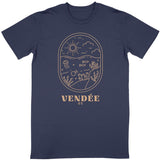 T-shirt Vendée 85 - design marin - Coton bio 