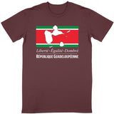T-shirt République Guadeloupéenne - Coton bio IMprimé fr