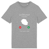 Réunion appel - t-shirt cadeau souvenir - Coton bio - imprimé fr