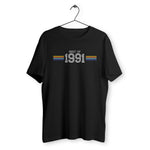 1991 - T-shirt cadeau anniversaire année de naissance 1991 Best of - coton bio - imprimé fr