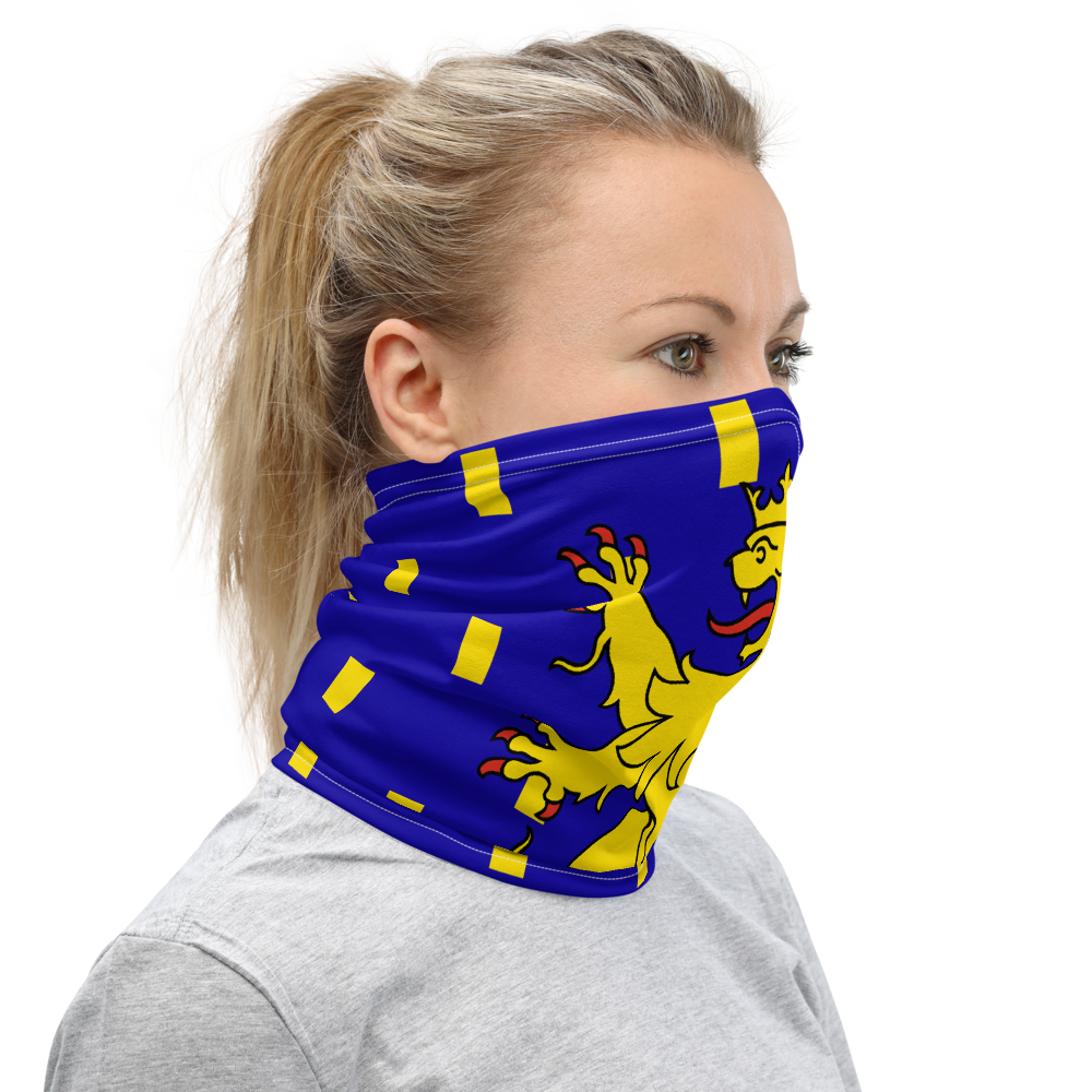Masque Franc-comtois, Franc-comtoise - Cache-cou - Bandeau au blason comtois - Ici & Là - T-shirts & Souvenirs de chez toi