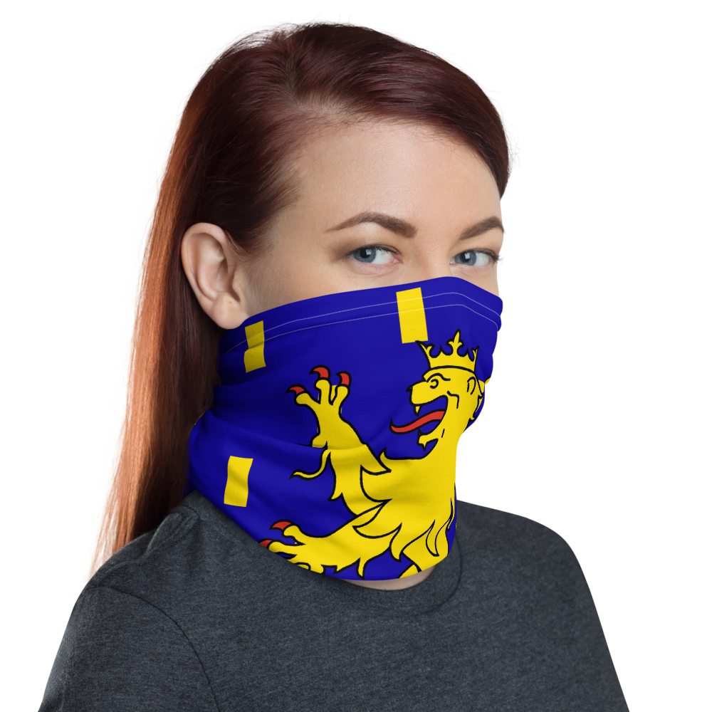Masque Franc-comtois, Franc-comtoise - Cache-cou - Bandeau au blason comtois - Ici & Là - T-shirts & Souvenirs de chez toi