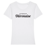 Je m'en fous je suis Oléronaise - T-shirt femme 100 % coton bio - imprimé fr - Ici & Là - T-shirts & Souvenirs de chez toi