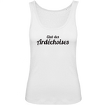 Club des Ardéchoises - Débardeur coton BIO -  Imprimé Fr - Ici & Là - T-shirts & Souvenirs de chez toi