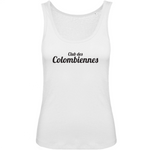 Club des Colombiennes - Débardeur coton BIO -  Imprimé Fr - Ici & Là - T-shirts & Souvenirs de chez toi