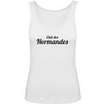 Club des Normandes - Débardeur coton BIO -  Imprimé Fr - Ici & Là - T-shirts & Souvenirs de chez toi