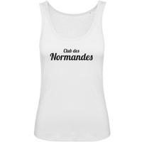 Thumbnail for Club des Normandes - Débardeur coton BIO -  Imprimé Fr - Ici & Là - T-shirts & Souvenirs de chez toi