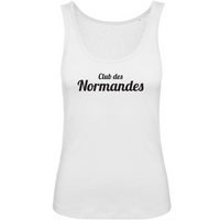 Thumbnail for Club des Normandes - Débardeur coton BIO -  Imprimé Fr - Ici & Là - T-shirts & Souvenirs de chez toi