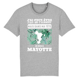 J'ai peut-être l'air de t'écouter mais dans ma tête je suis à Mayotte - T-shirt 100 % bio imprimé en France - Ici & Là - T-shirts & Souvenirs de chez toi