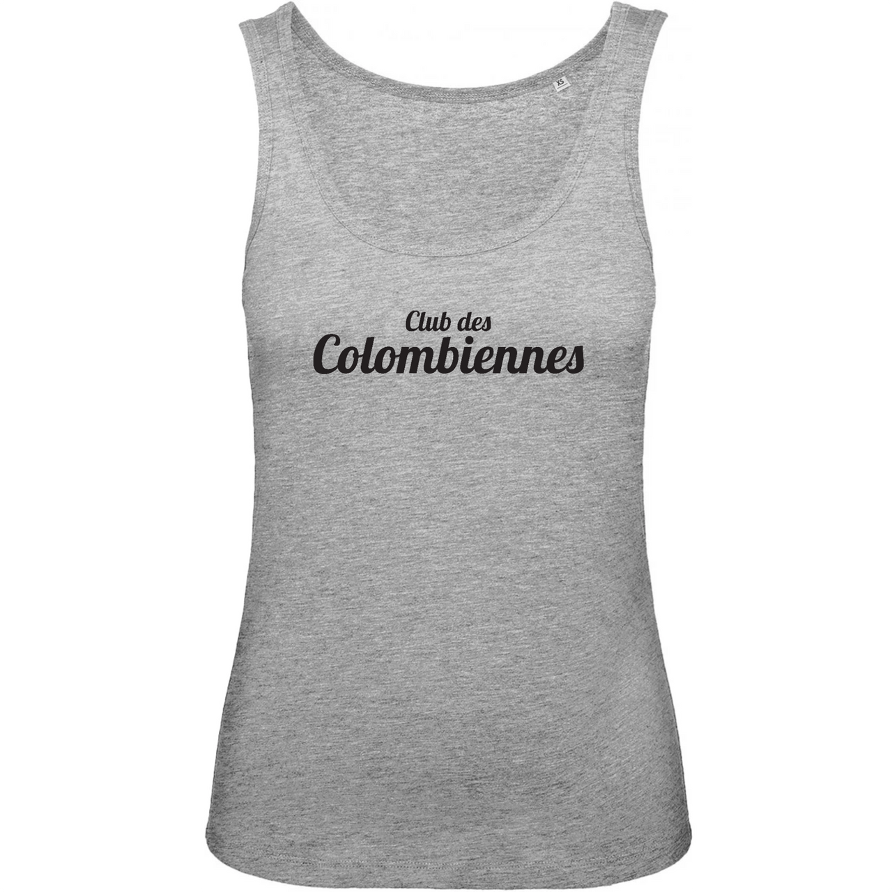 Club des Colombiennes - Débardeur coton BIO -  Imprimé Fr - Ici & Là - T-shirts & Souvenirs de chez toi