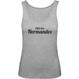 Club des Normandes - Débardeur coton BIO -  Imprimé Fr - Ici & Là - T-shirts & Souvenirs de chez toi