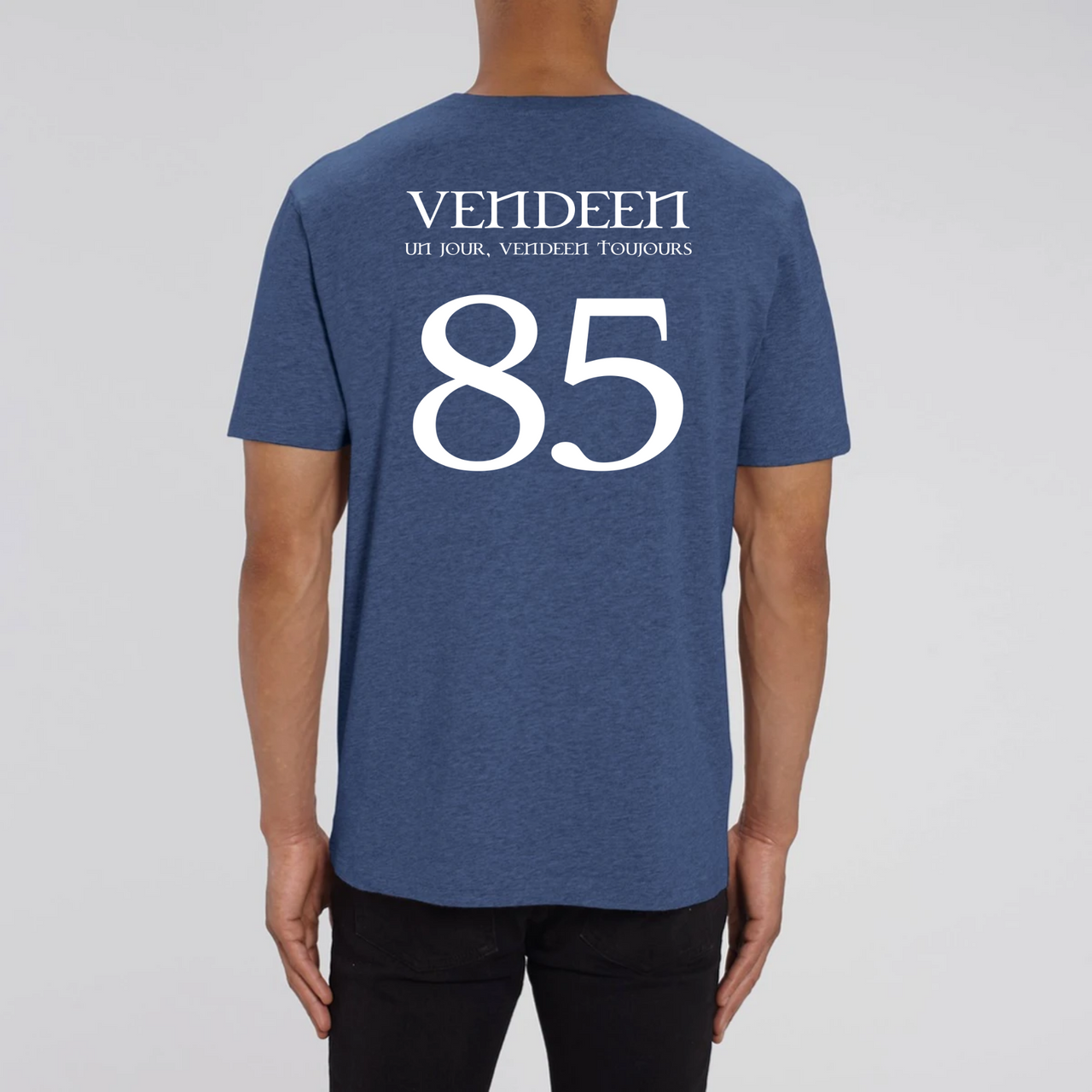 Vendéen un jour, vendéen toujours 85 - T-shirt en coton bio unisexe - imprimé en France - Ici & Là - T-shirts & Souvenirs de chez toi