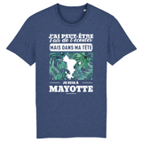 J'ai peut-être l'air de t'écouter mais dans ma tête je suis à Mayotte - T-shirt 100 % bio imprimé en France - Ici & Là - T-shirts & Souvenirs de chez toi