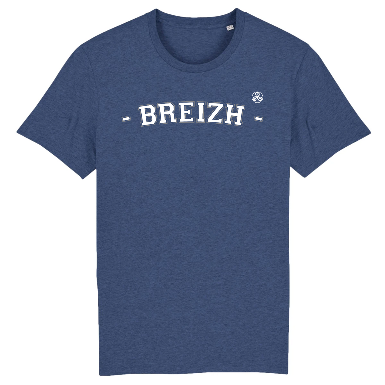 Breizh - Triskel - effet "American College" - T-shirt Coton bio - Imprimé FR - Ici & Là - T-shirts & Souvenirs de chez toi