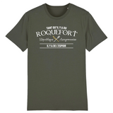 Tant qu'il y a du Roquefort - Il y a de l'espoir - Aveyron - T-shirt 100 % Coton Bio - Imprimé dans le Midi. - Ici & Là - T-shirts & Souvenirs de chez toi