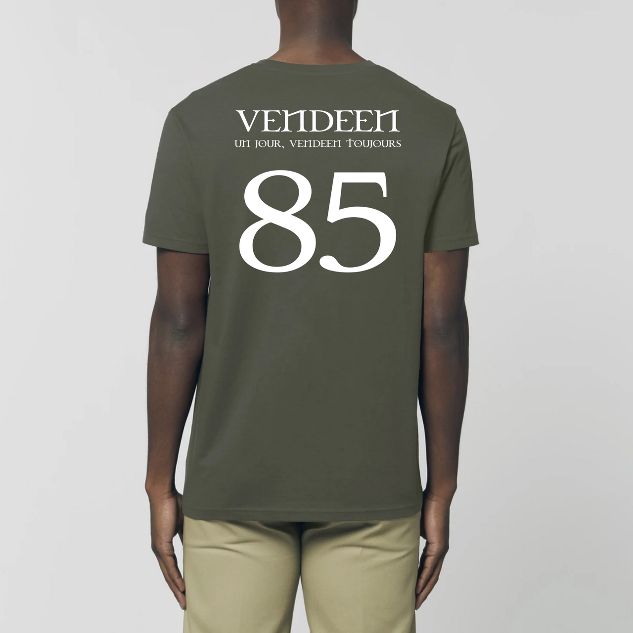 Vendéen un jour, vendéen toujours 85 - T-shirt en coton bio unisexe - imprimé en France - Ici & Là - T-shirts & Souvenirs de chez toi